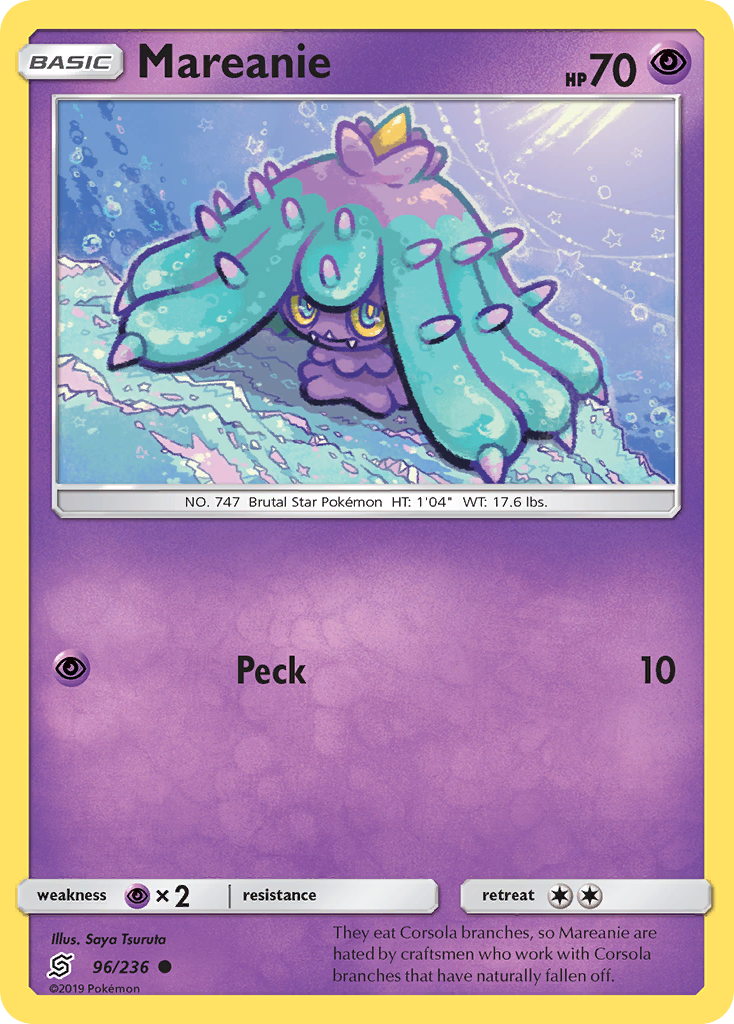 Mareanie (96/236) [Sun & Moon: Unified Minds] | Mega City Incorporated