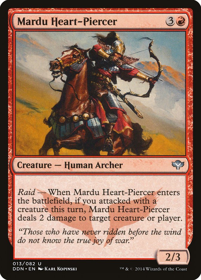 Mardu Heart-Piercer [Duel Decks: Speed vs. Cunning] | Mega City Incorporated