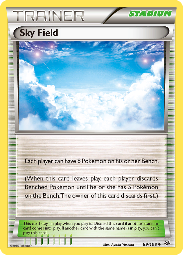 Sky Field (89/108) [XY: Roaring Skies] | Mega City Incorporated