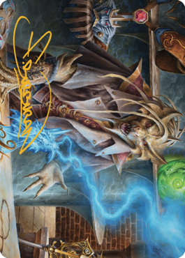Renari, Merchant of Marvels Art Card (Gold-Stamped Signature) [Commander Legends: Battle for Baldur's Gate Art Series] | Mega City Incorporated