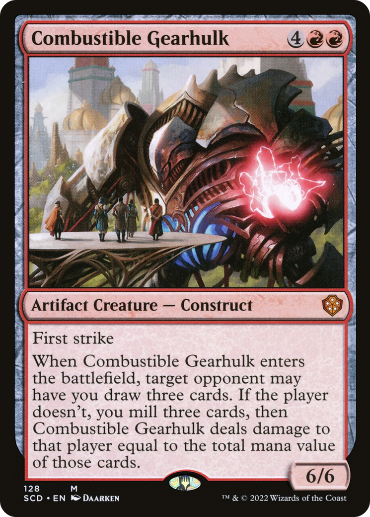 Combustible Gearhulk [Starter Commander Decks] | Mega City Incorporated