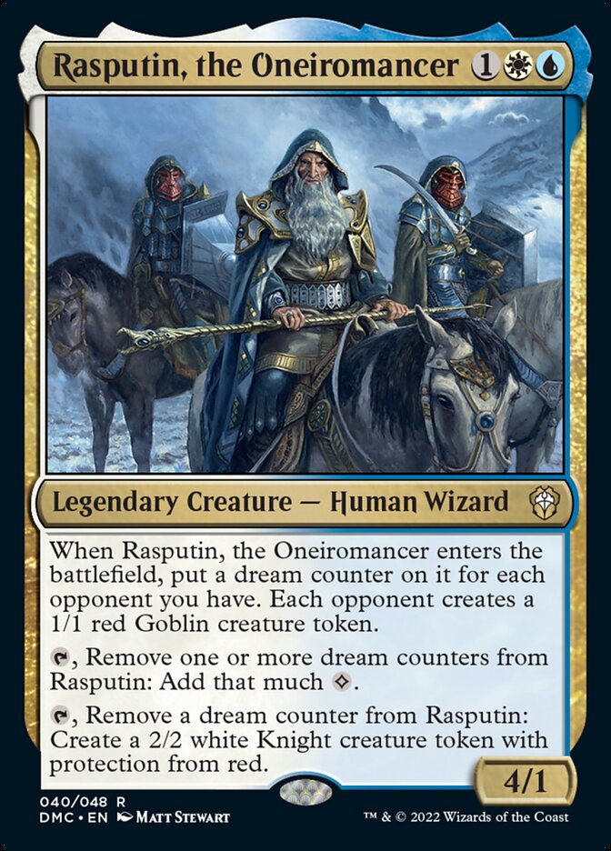 Rasputin, the Oneiromancer [Dominaria United Commander] | Mega City Incorporated
