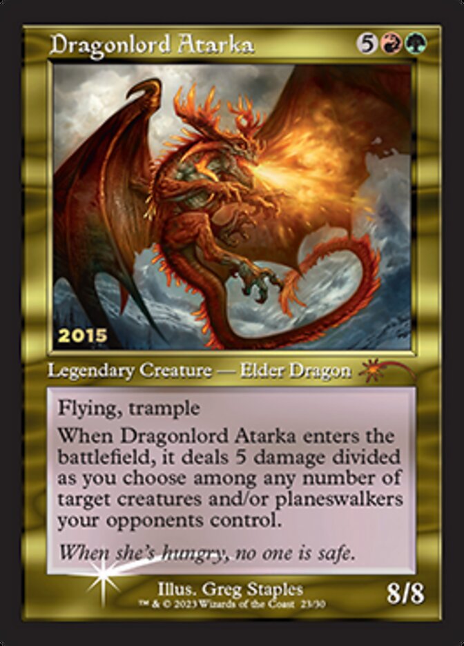 Dragonlord Atarka [30th Anniversary Promos] | Mega City Incorporated