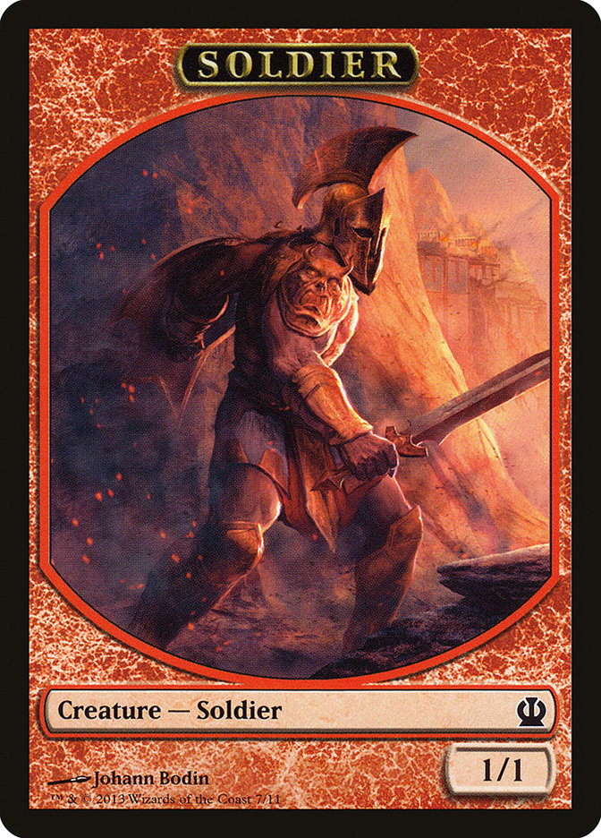 Soldier (7/11) [Theros Tokens] | Mega City Incorporated