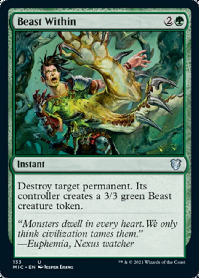 Beast Within [Innistrad: Midnight Hunt Commander] | Mega City Incorporated