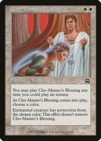 Cho-Manno's Blessing [Mercadian Masques] | Mega City Incorporated