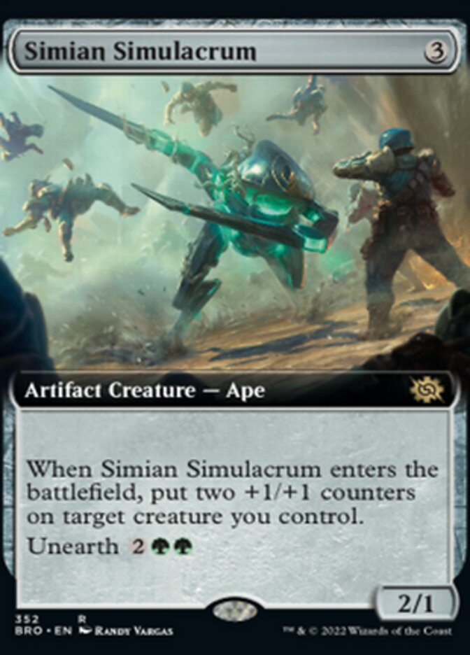 Simian Simulacrum (Extended Art) [The Brothers' War] | Mega City Incorporated