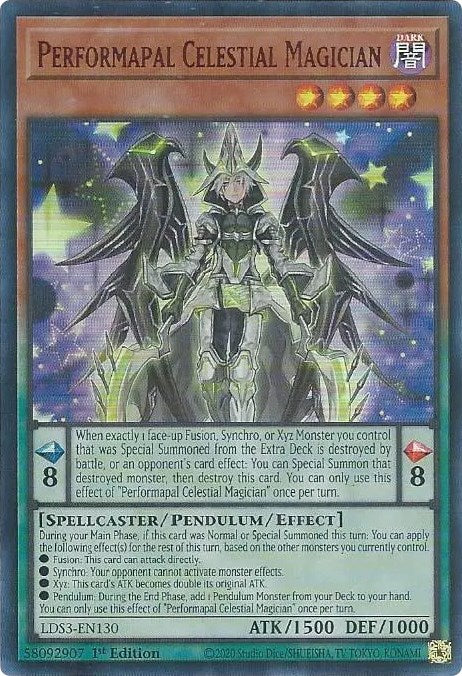 Performapal Celestial Magician (Red) [LDS3-EN130] Ultra Rare | Mega City Incorporated