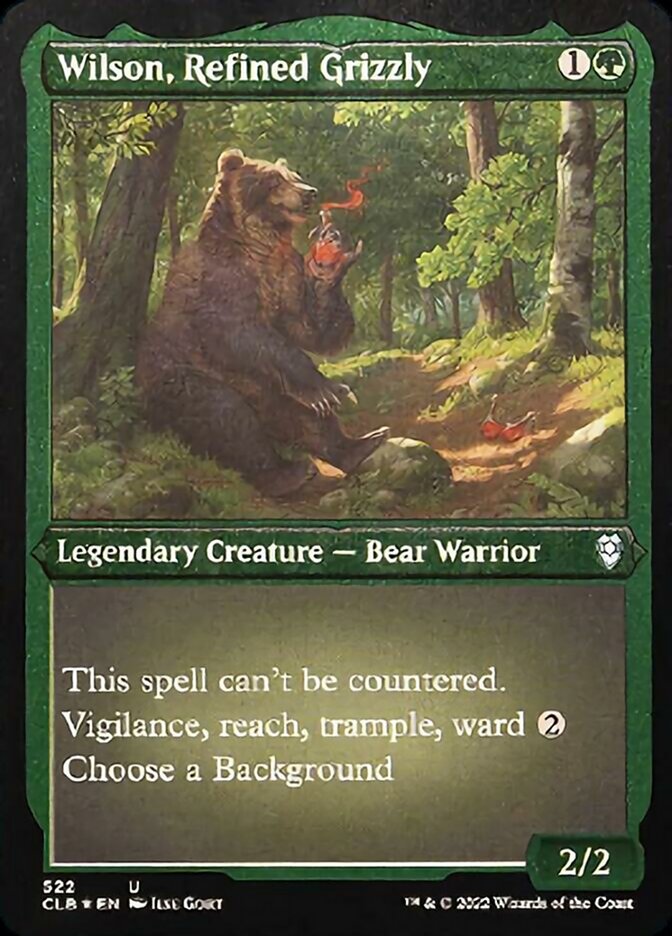 Wilson, Refined Grizzly (Foil Etched) [Commander Legends: Battle for Baldur's Gate] | Mega City Incorporated