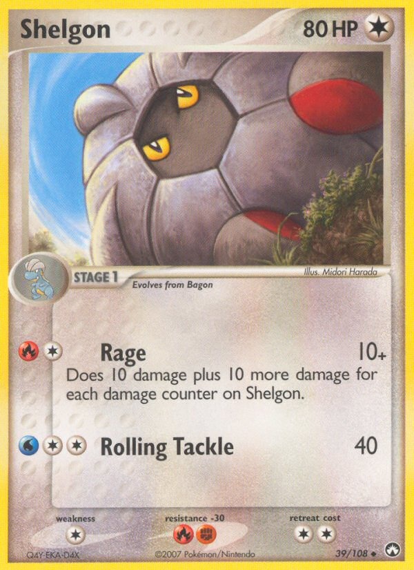 Shelgon (39/108) [EX: Power Keepers] | Mega City Incorporated