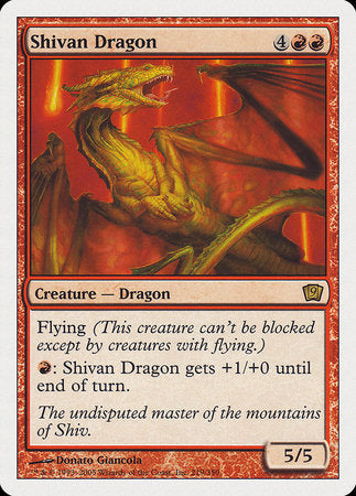 Shivan Dragon [Ninth Edition] | Mega City Incorporated