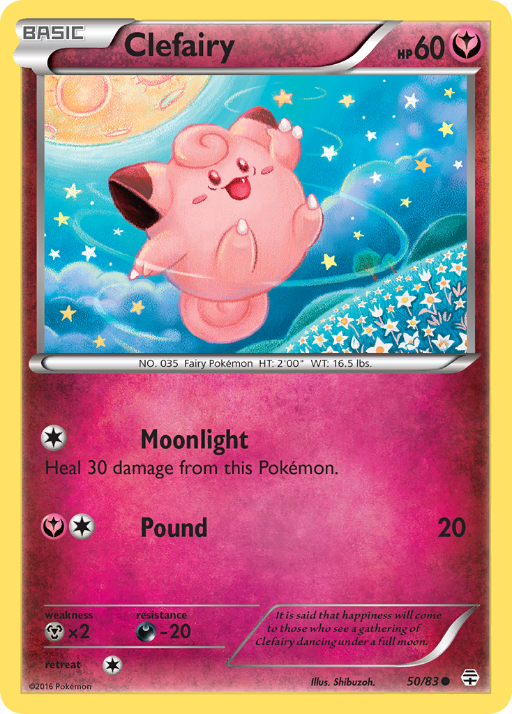 Clefairy (50/83) [XY: Generations] | Mega City Incorporated