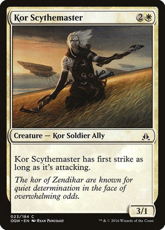 Kor Scythemaster [Oath of the Gatewatch] | Mega City Incorporated