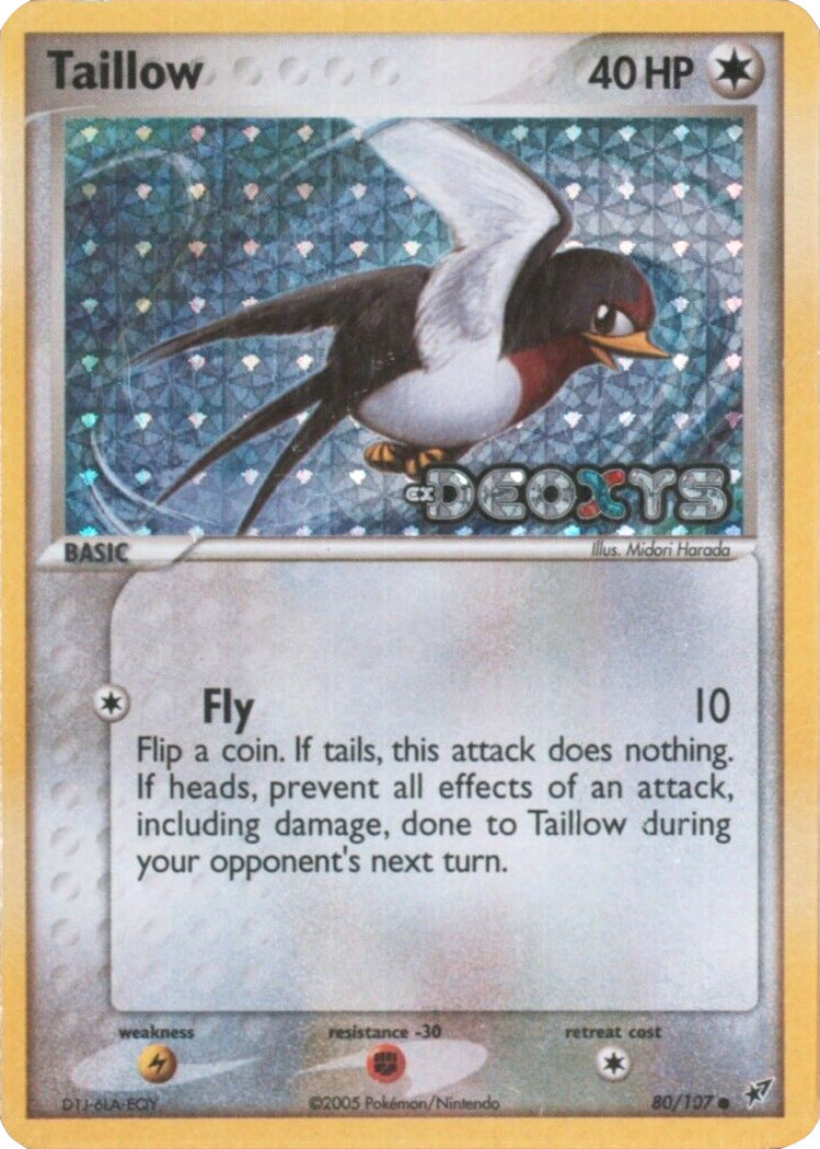 Taillow (80/107) (Stamped) [EX: Deoxys] | Mega City Incorporated