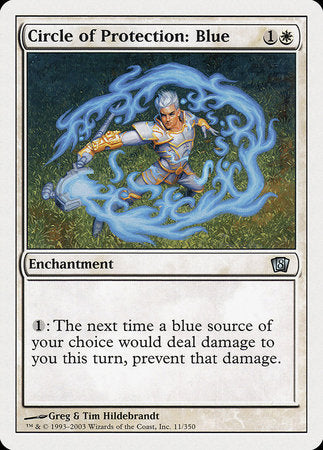 Circle of Protection: Blue [Eighth Edition] | Mega City Incorporated