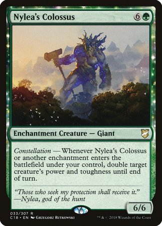 Nylea's Colossus [Commander 2018] | Mega City Incorporated