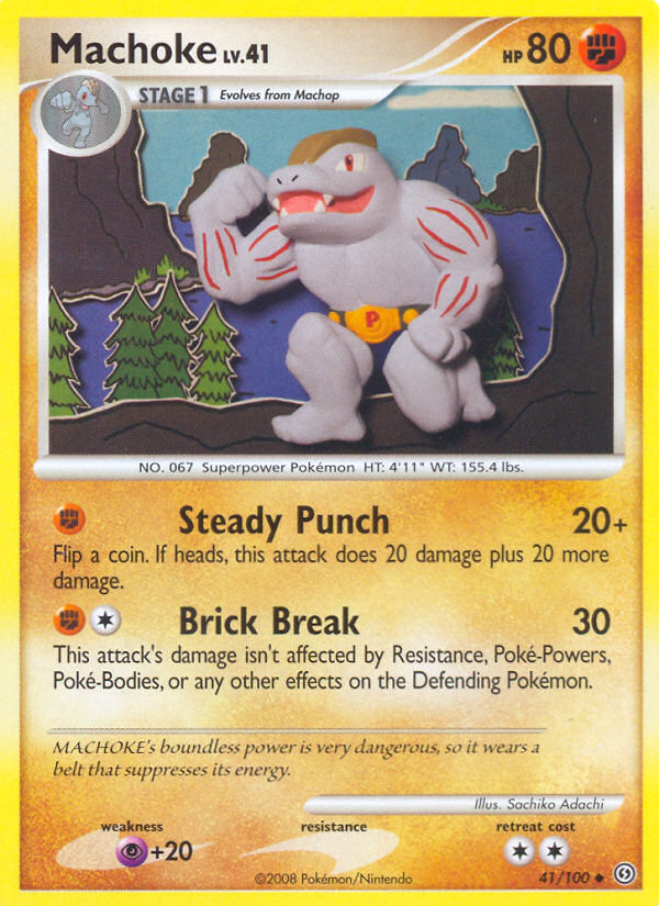 Machoke (41/100) [Diamond & Pearl: Stormfront] | Mega City Incorporated