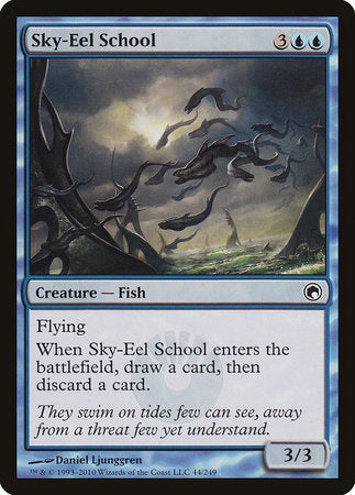 Sky-Eel School [Scars of Mirrodin] | Mega City Incorporated
