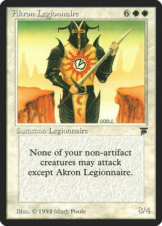 Akron Legionnaire [Legends] | Mega City Incorporated