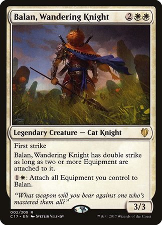 Balan, Wandering Knight [Commander 2017] | Mega City Incorporated