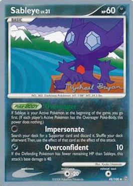 Sableye LV.31 (48/100) (Happy Luck - Mychael Bryan) [World Championships 2010] | Mega City Incorporated