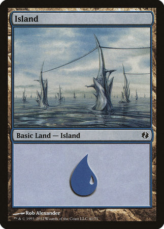 Island (41) [Duel Decks: Venser vs. Koth] | Mega City Incorporated