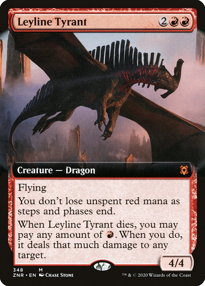 Leyline Tyrant (Extended Art) [Zendikar Rising] | Mega City Incorporated