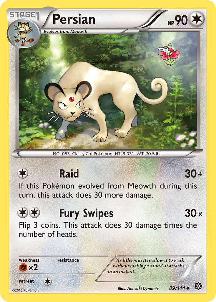 Persian (89/114) [XY: Steam Siege] | Mega City Incorporated