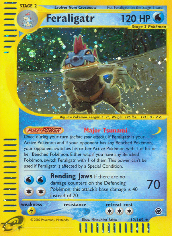 Feraligatr (12/165) [Expedition: Base Set] | Mega City Incorporated