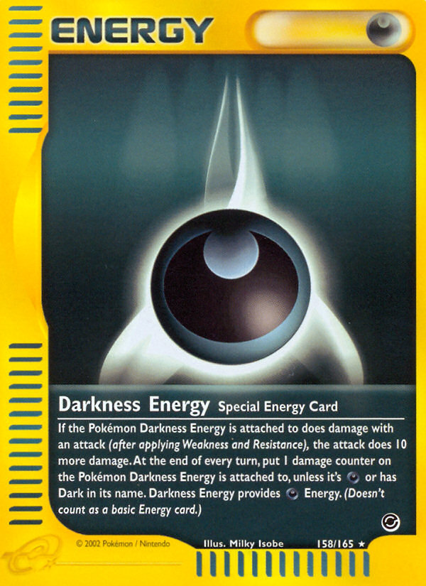 Darkness Energy (158/165) [Expedition: Base Set] | Mega City Incorporated