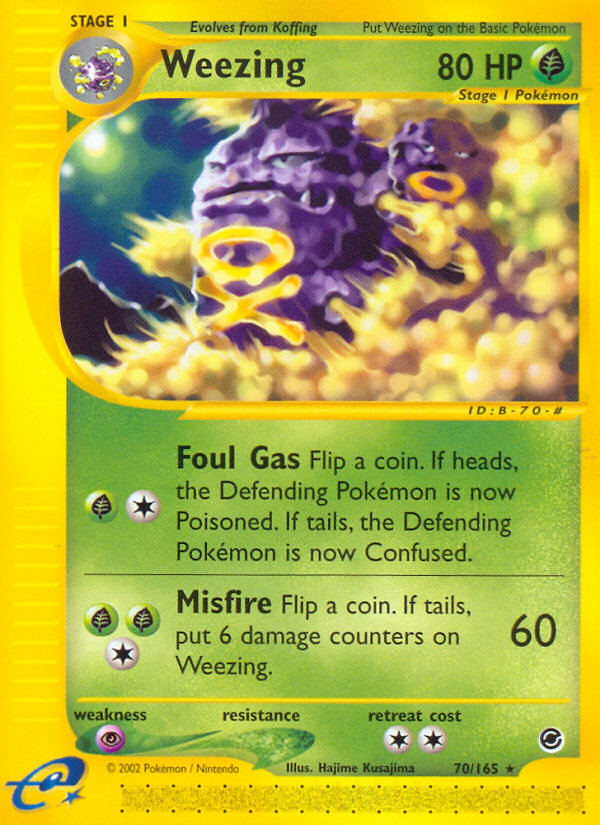 Weezing (70/165) [Expedition: Base Set] | Mega City Incorporated