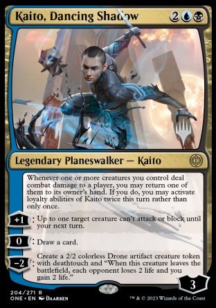 Kaito, Dancing Shadow (Promo Pack) [Phyrexia: All Will Be One Promos] | Mega City Incorporated