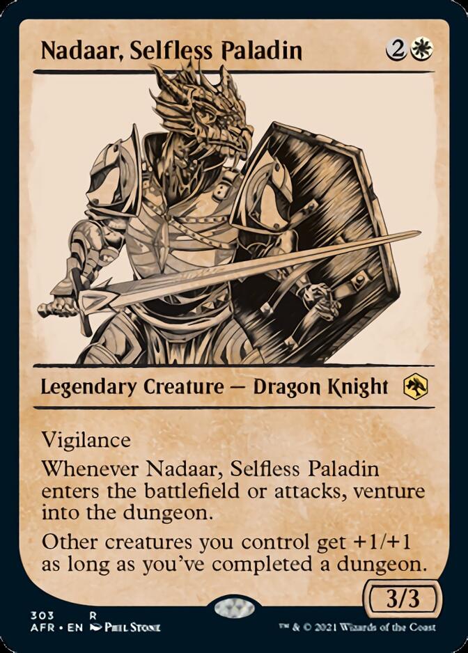 Nadaar, Selfless Paladin (Showcase) [Dungeons & Dragons: Adventures in the Forgotten Realms] | Mega City Incorporated