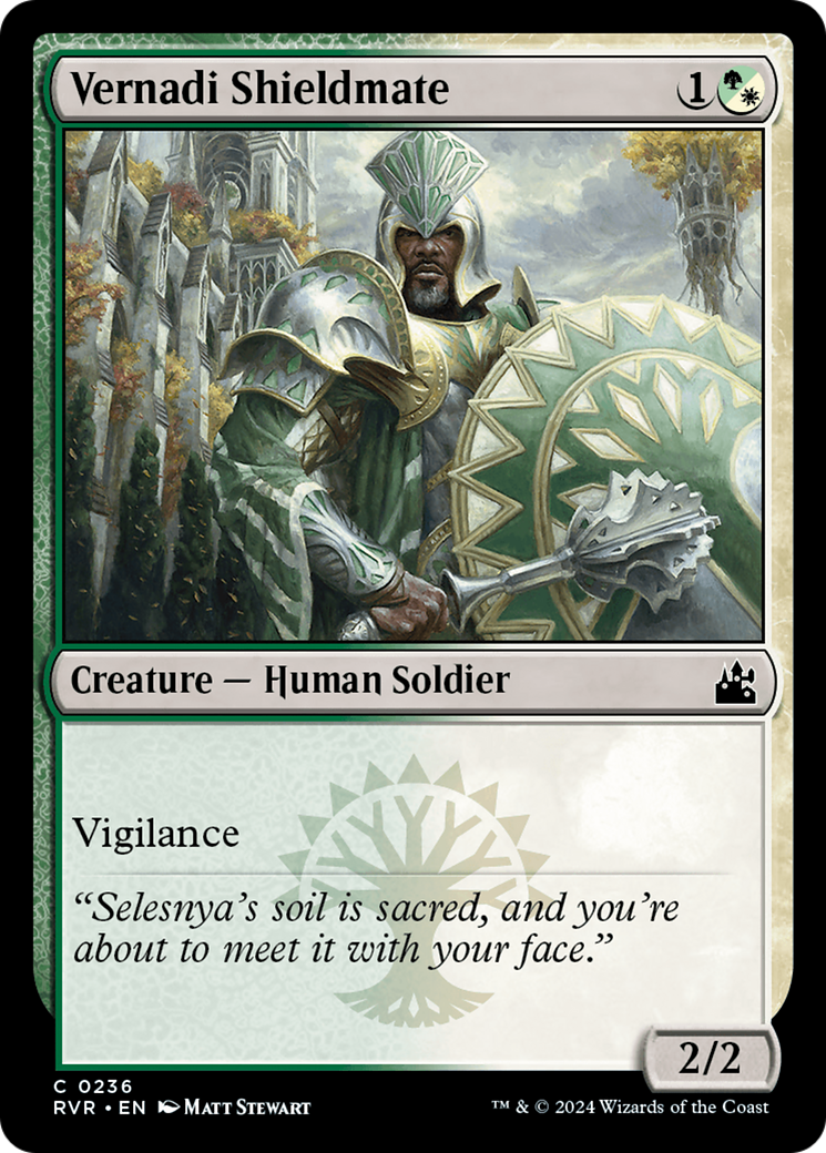 Vernadi Shieldmate [Ravnica Remastered] | Mega City Incorporated