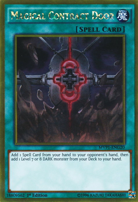 Magical Contract Door [MVP1-ENG20] Gold Rare | Mega City Incorporated