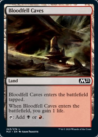 Bloodfell Caves [Core Set 2021] | Mega City Incorporated