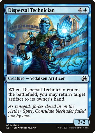 Dispersal Technician [Aether Revolt] | Mega City Incorporated