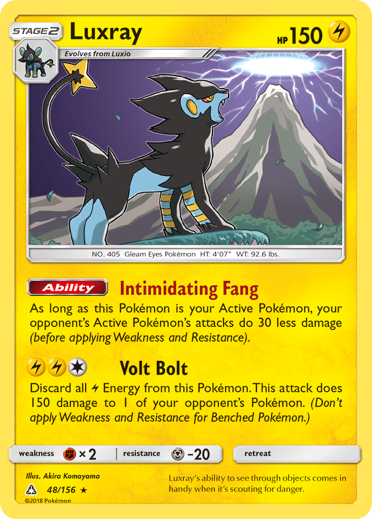 Luxray (48/156) [Sun & Moon: Ultra Prism] | Mega City Incorporated