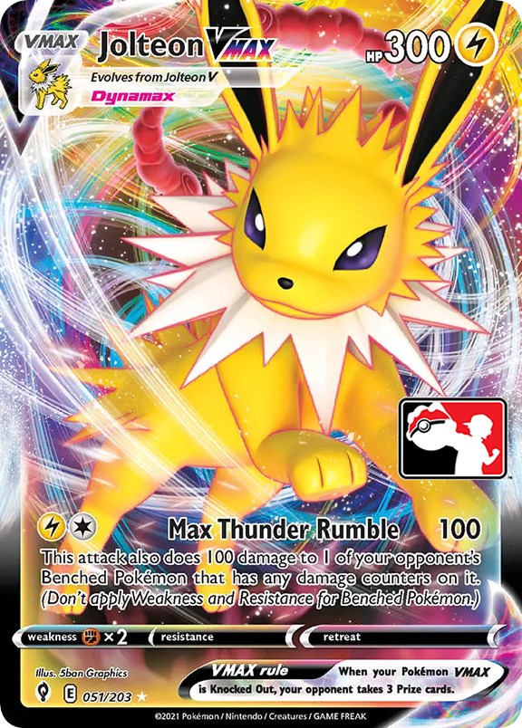 Jolteon VMAX (051/203) [Prize Pack Series One] | Mega City Incorporated