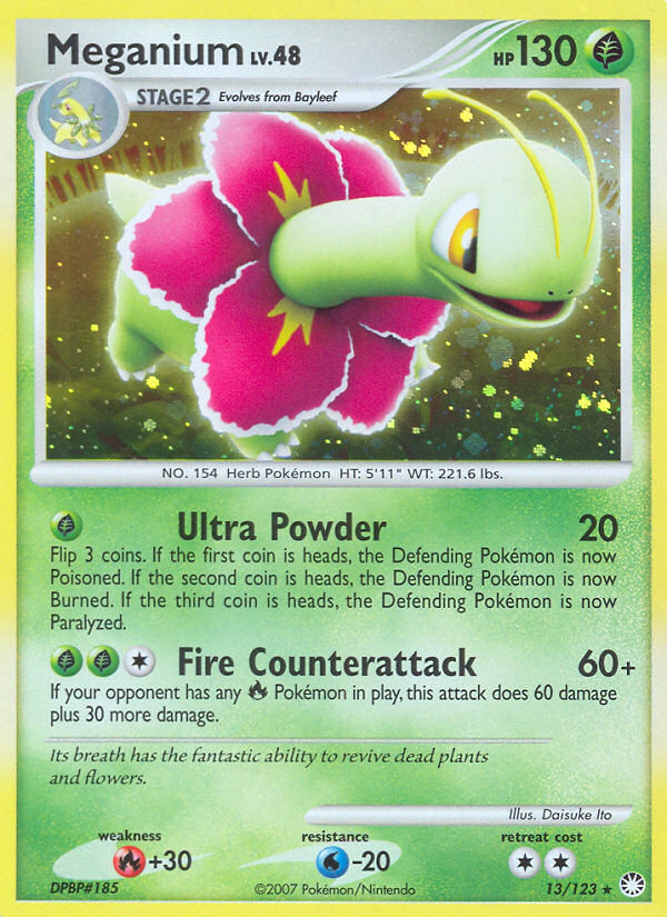 Meganium (13/123) [Diamond & Pearl: Mysterious Treasures] | Mega City Incorporated