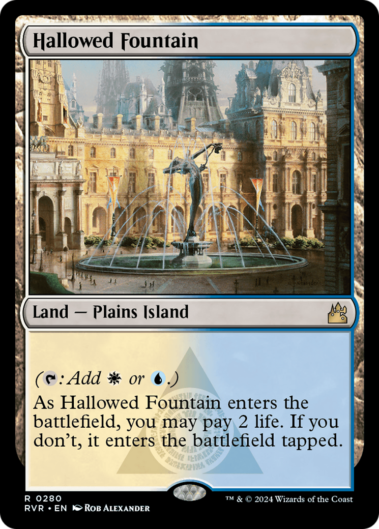 Hallowed Fountain [Ravnica Remastered] | Mega City Incorporated