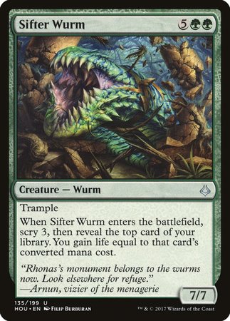 Sifter Wurm [Hour of Devastation] | Mega City Incorporated