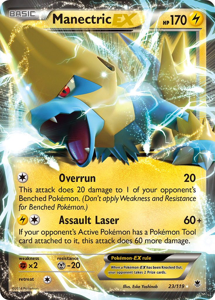 Manectric EX (23/119) [XY: Phantom Forces] | Mega City Incorporated