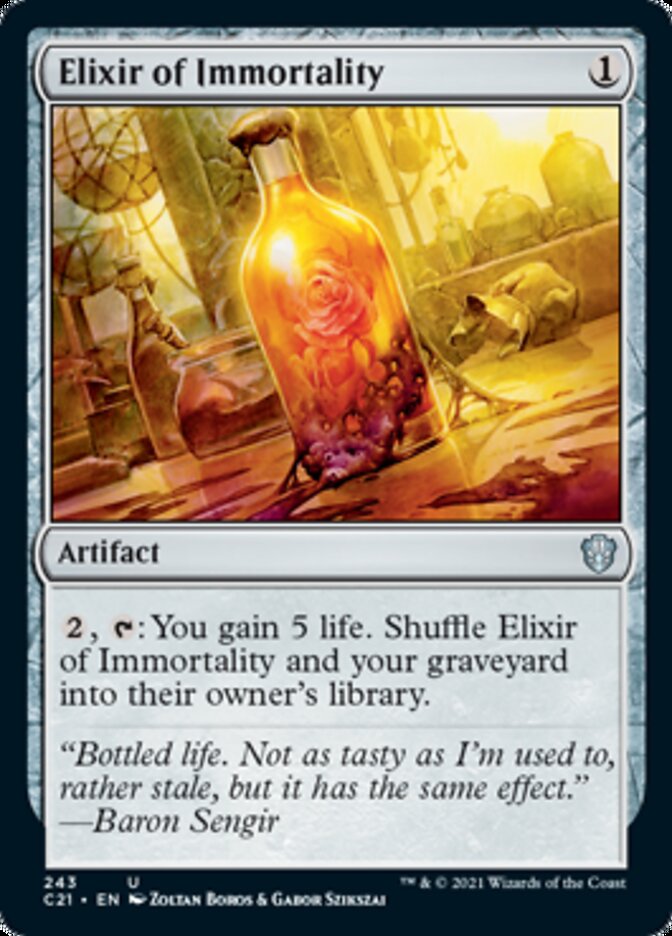 Elixir of Immortality [Commander 2021] | Mega City Incorporated