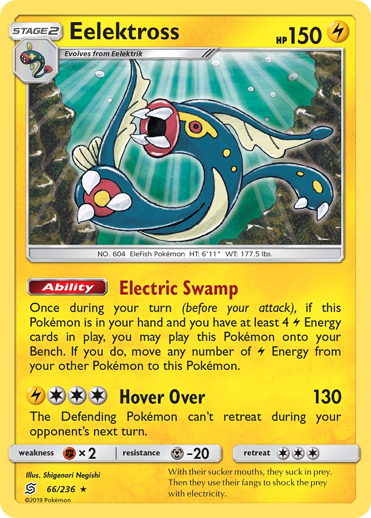 Eelektross (66/236) (Theme Deck Exclusive) [Sun & Moon: Unified Minds] | Mega City Incorporated