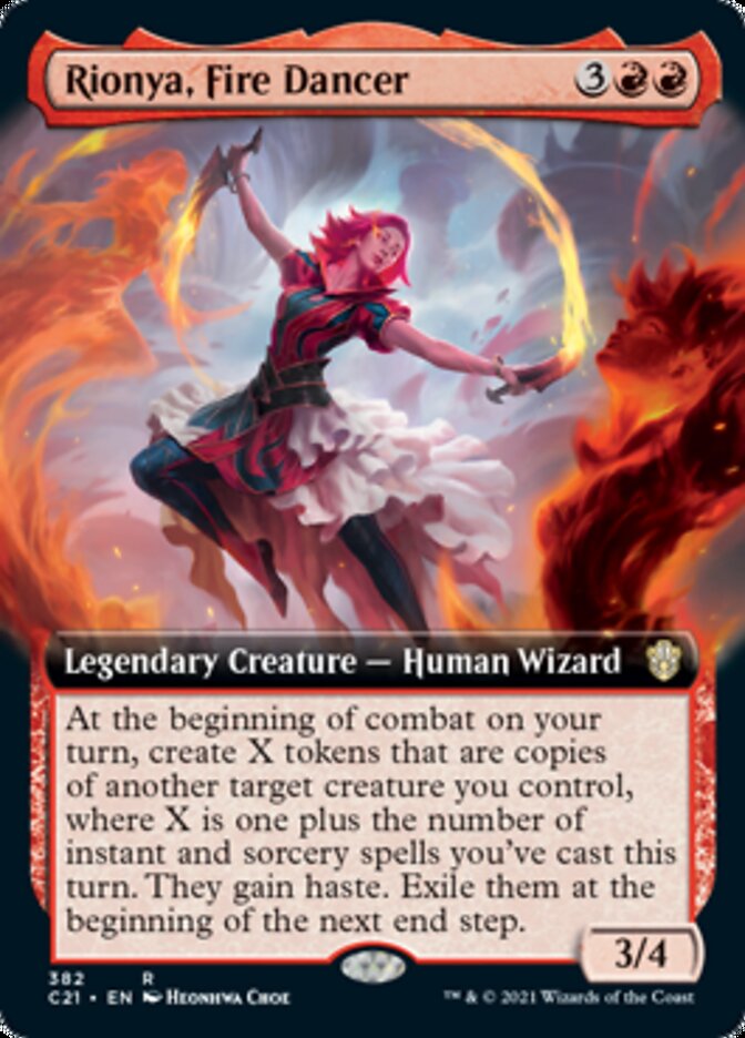 Rionya, Fire Dancer (Extended) [Commander 2021] | Mega City Incorporated