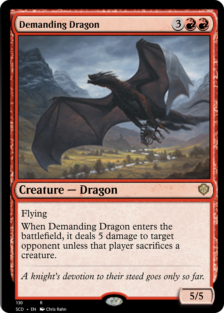 Demanding Dragon [Starter Commander Decks] | Mega City Incorporated