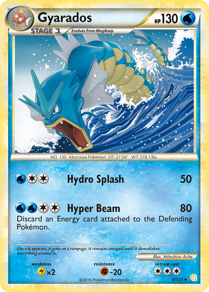 Gyarados (4/123) [HeartGold & SoulSilver: Base Set] | Mega City Incorporated