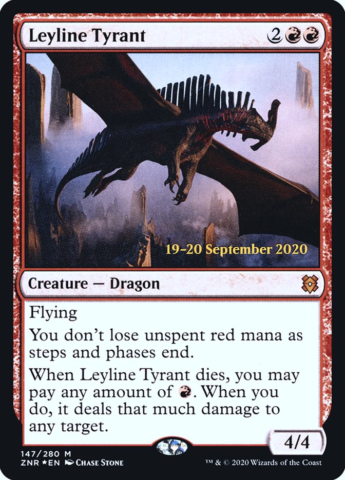 Leyline Tyrant  [Zendikar Rising Prerelease Promos] | Mega City Incorporated