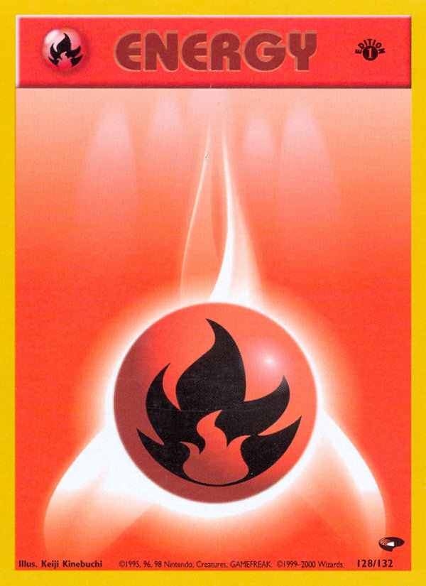 Fire Energy (128/132) [Gym Challenge 1st Edition] | Mega City Incorporated